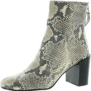 Dolce Vita Cyan Snakeskin Boots Booties. Worn once. Excellent condition.